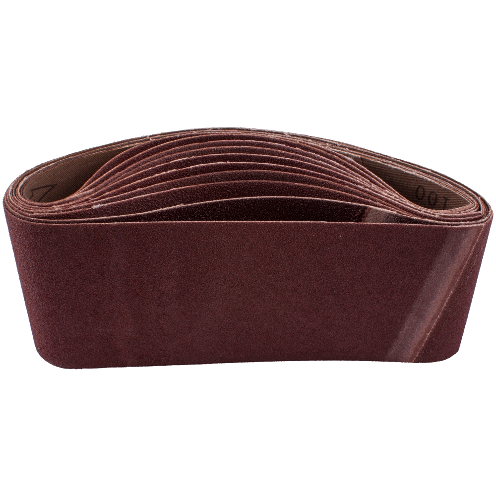 SANDING BELT 75 X 610MM 80 GRIT 10/PACK