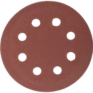 SANDING DISC 115MM 180 GRIT WITH HOLES 10/PK HOOK AND LOOP