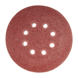 SANDING DISC 150MM 40 GRIT WITH HOLES 10/PK HOOK AND LOOP