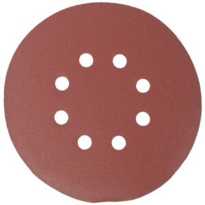 SANDING DISC 150MM 180 GRIT WITH HOLES 10/PK HOOK AND LOOP