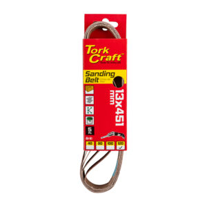 POWERFILE SANDING BELT 13 X 451MM 120 GRIT 5/PK