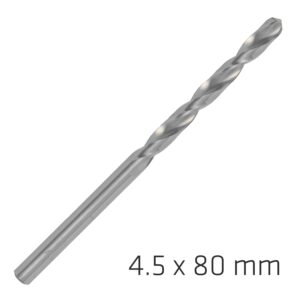 ALPEN PRO HSS 4.5MM DRILL DIN 338 RN 135 SPLIT POINT PLASTIC WALLET  (