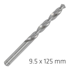 ALPEN PRO HSS 9.5MM DRILL DIN 338 RN 135 SPLIT POINT PLASTIC WALLET