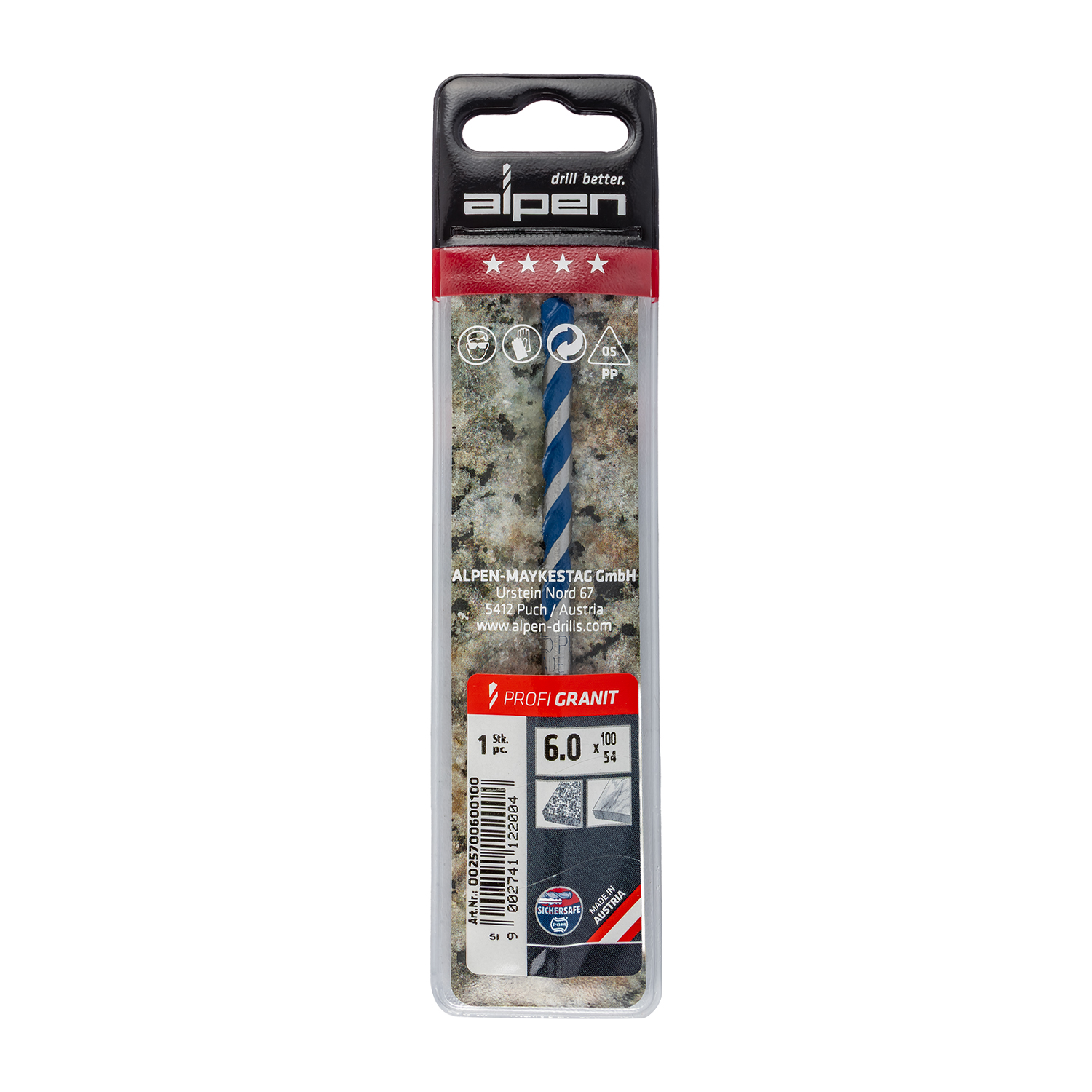 GRANITE DRILL BIT 6.0MM