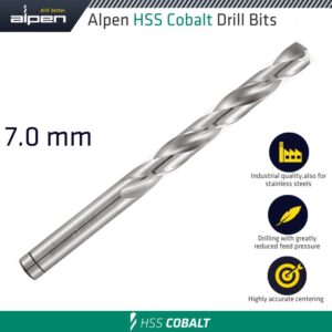 HSS COBALT DIN 338 7.0MM BULK