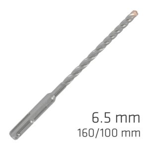 FORCE X 6.5 x 160/100 SDS-PLUS REBAR DRILL BIT X4 CUTTING EDGES
