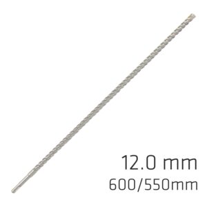 FORCE X 12.0 x 600/550 SDS-PLUS REBAR DRILL BIT X4 CUTTING EDGES
