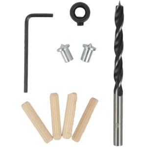 DOWELING ACCESSORY KIT 6MM - 34 PIECE (BIRCH WOOD)