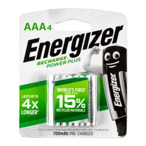 RECHARGE BATTERY 700mAh AAA-4PACK (MOQ6) ENERGIZER