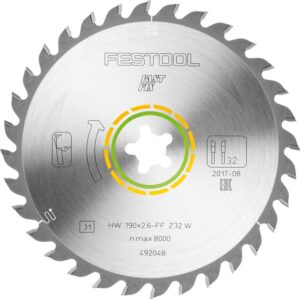 SAW BLADE HW 190X2,6 FF W32