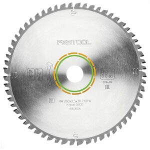 SAW BLADE HW 260X2,5X30 W60