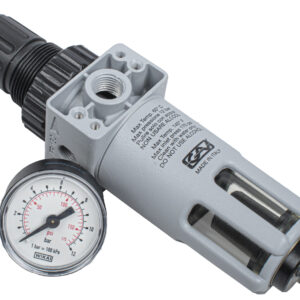 FILTER/REGULATOR 1/4' IN LINE WITH AUTO DRAIN