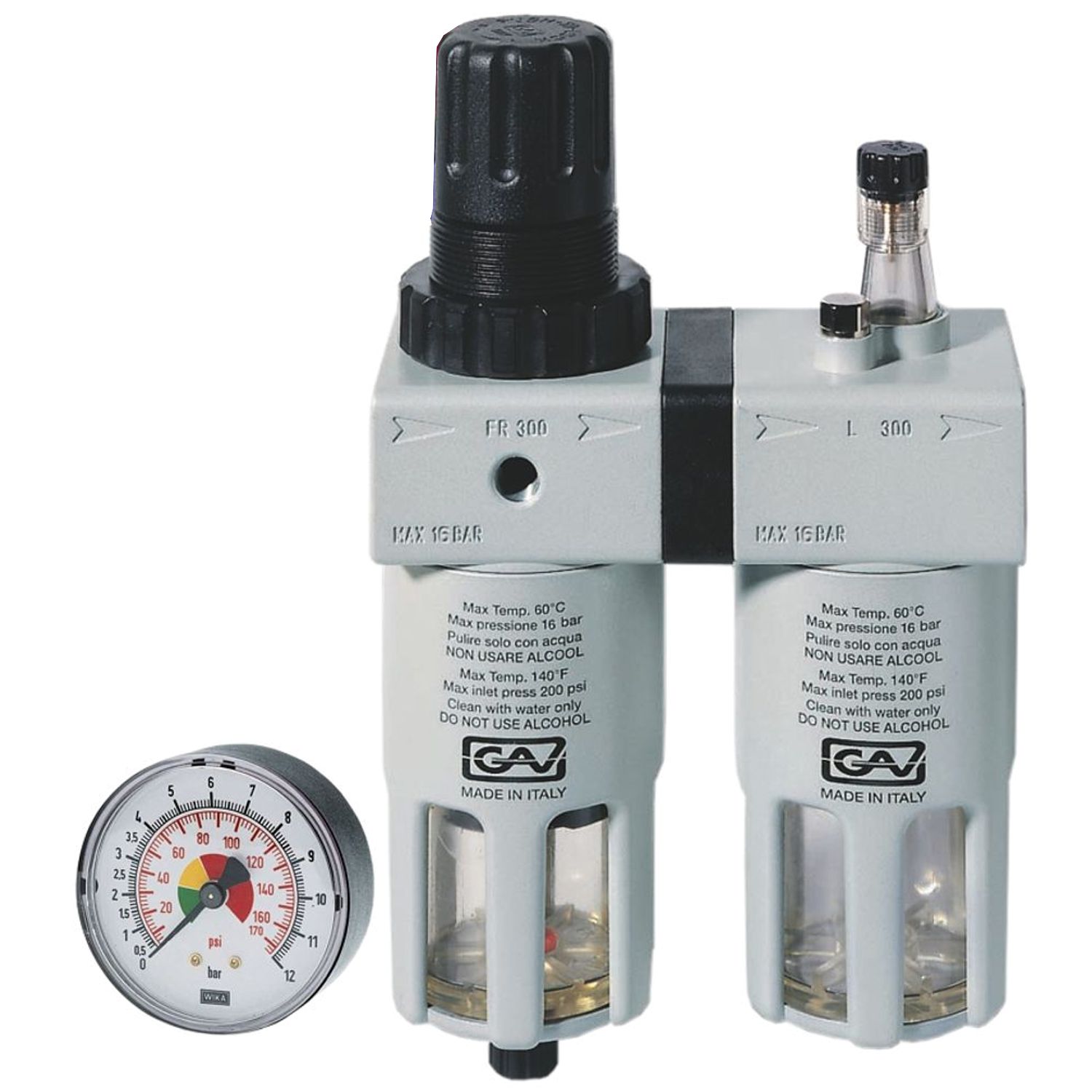 FILTER REGULATOR LUBRICATOR IN LINE 1'