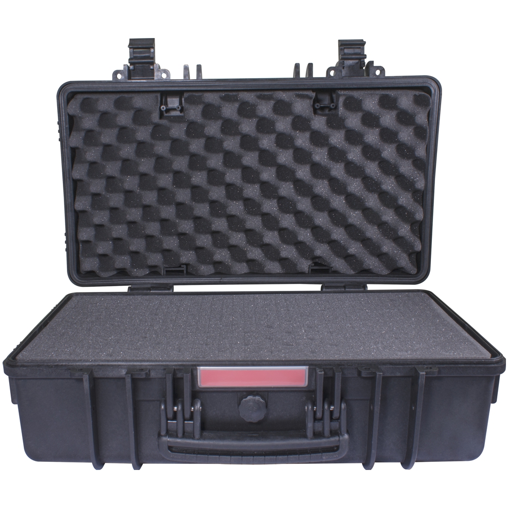 HARD CASE 565X355X220MM OD WITH FOAM BLACK WATER & DUST PROOF (512717)