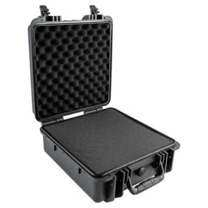 HARD CASE 430X370X215MM OD WITH FOAM BLACK WATER & DUST PROOF (333517)