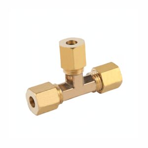 RED. CONICAL TEE BRASS 1/2' X 1/2' X 1/4'