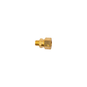 BRASS CONICAL STR. 3/8'TUBE X 1/8' M