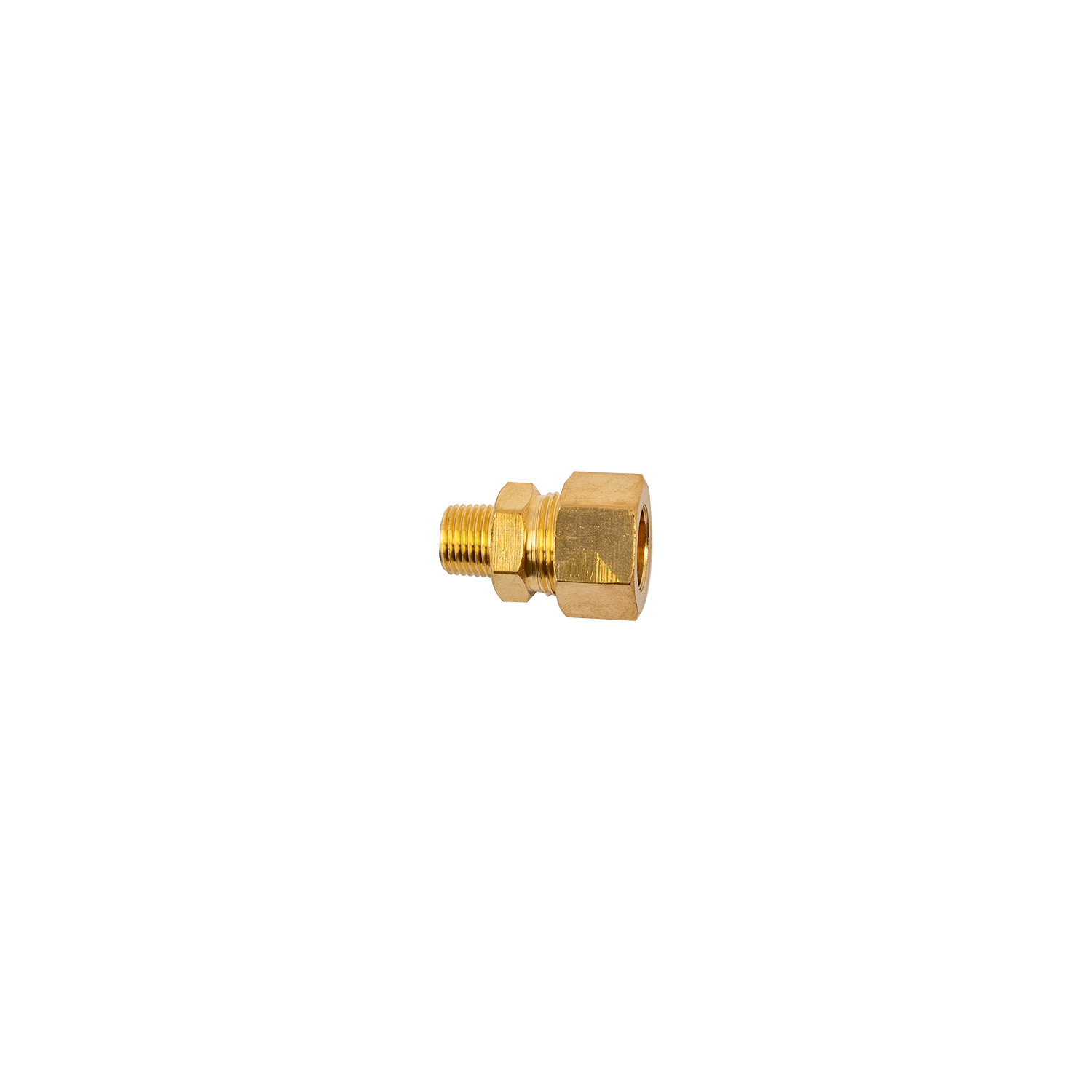 BRASS CONICAL STR. 3/8'TUBE X 1/8' M