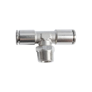 METAL PU FITTING T-JOINT 10MM 3/8' M