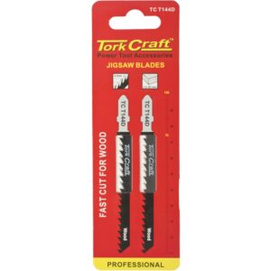 T-SHANK JIGSAW BLADE FAST CUT FOR WOOD 4MM 6TPI 2PC