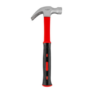 HAMMER CLAW 570G (20OZ) FIBREGLASS HANDLE 295MM & FULL POL HEAD