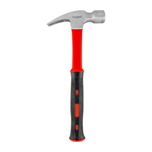 HAMMER CLAW 700G (24OZ) FIBREGLASS HANDLE 295MM & FULL POL HEAD