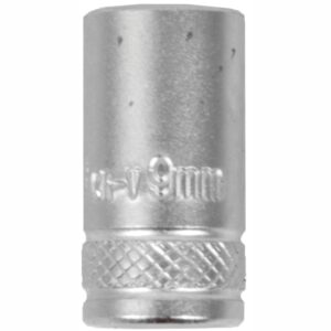 SOCKET 9MM 1/4' DRIVE CRV 12 POINT