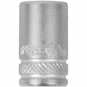 SOCKET 10MM 1/4' DRIVE CRV 12 POINT