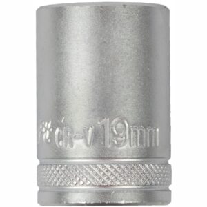 SOCKET 19MM X 25.8MM 1/2' DRIVE CRV 12 POINT
