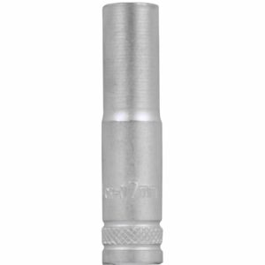 SOCKET 7MM 1/4' DR DEEP SOCKET CRV 12 POINT