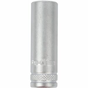 SOCKET 11MM 1/4' DR DEEP SOCKET CRV 12 POINT