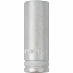 SOCKET 13MM 1/4' DR DEEP SOCKET CRV 12 POINT