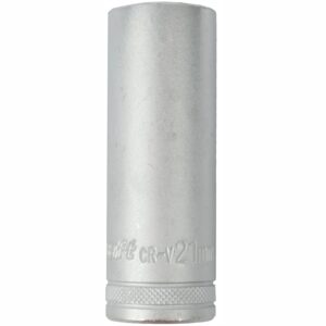 SOCKET 21MM 1/2' DR DEEP SOCKET CRV 12 POINT
