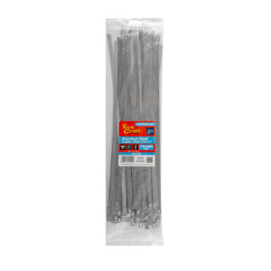S/STEEL CABLE TIES SS304 7.9MM X 400MM NATURAL 100PC
