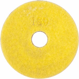 100MM DIAMOND WET POLISHING PAD 150 GRIT YELLOW