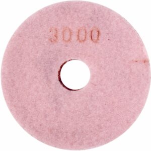 100MM DIAMOND WET POLISHING PAD 3000 GRIT PINK