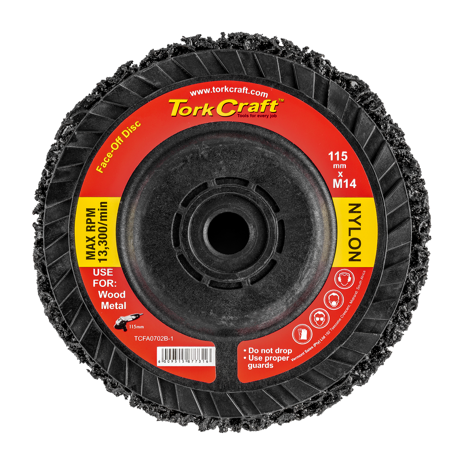 FACE OFF CUP DISC 115MM X M14 FOR A/GRINDER