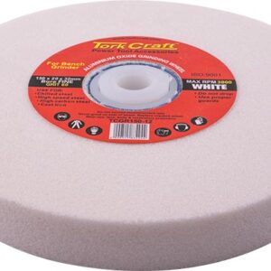 GRINDING WHEEL 150X20X32MM BORE 60GR W/BUSHES FOR B/G WHITE
