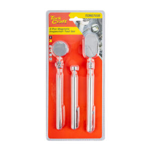 MAGNETIC INSPECTION TOOL SET 3PC 2 X INSP. MIRROR 1 X PICK UP