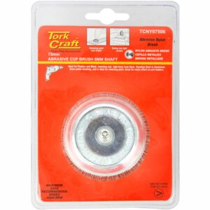 NYLON CUP BRUSH 75 X 6MM TCW